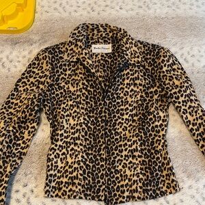 Leopard Print Blazer